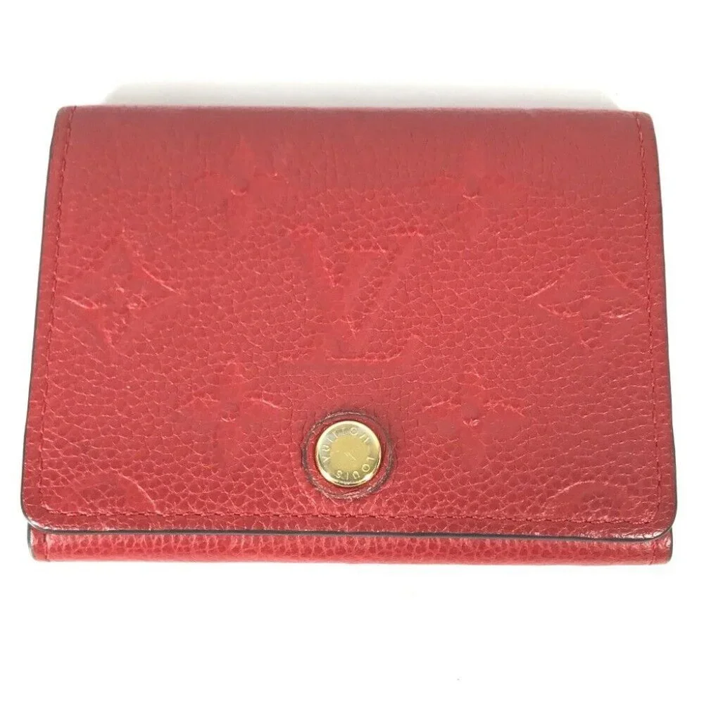 Auth LOUIS VUITTON M58457 MonogramEmpreinte Annellop-Cult de Vuitto Bifold Card - Picture 13 of 14